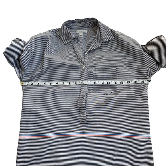J. CREW Women’s Striped Shirt with 3/4 Sleeves. Size: 0 - Picture 9 of 11